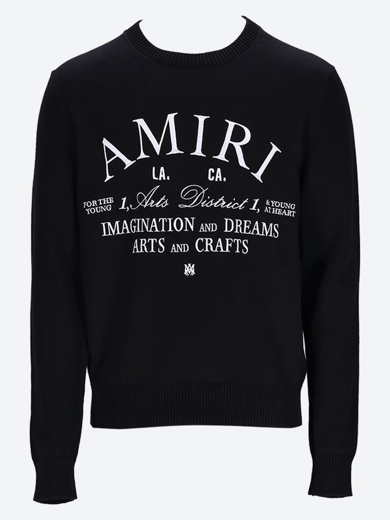 Amiri arts district sweatshirt 1