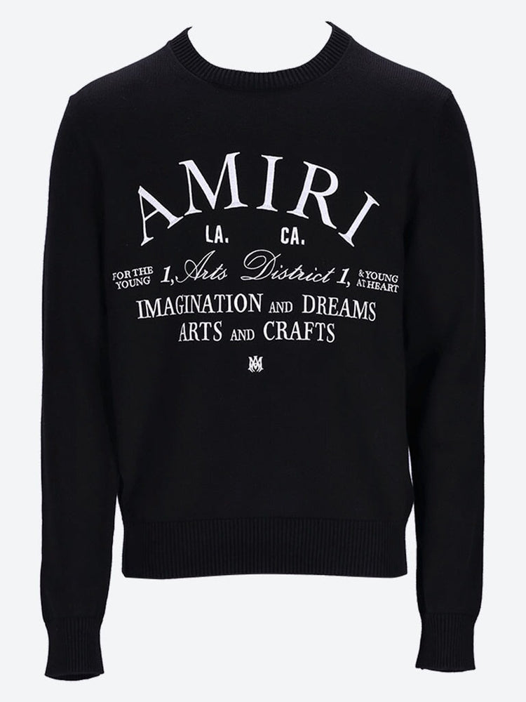 Amiri arts district sweatshirt 1