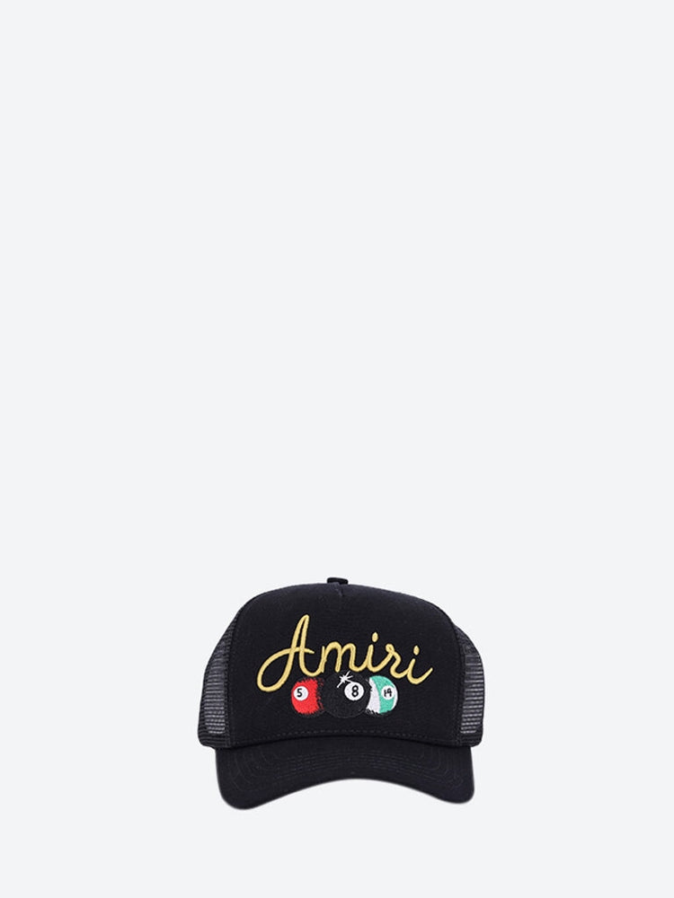 Amiri billiards trucker hat 1