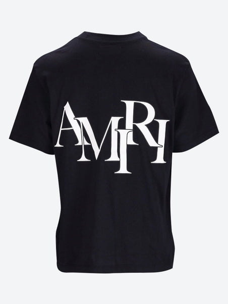 Amiri T-shirt de logo échelonné