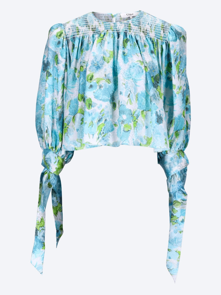 Aqua flowers top 1