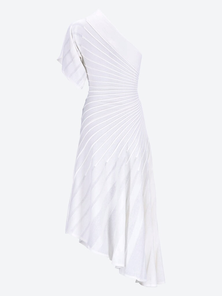 Asym ray sculpting dress 2