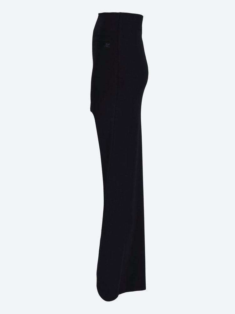 Asymetrical knit skirt 2
