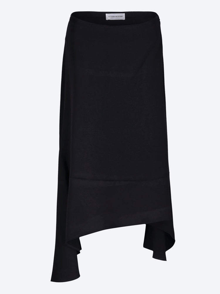 Asymmetric drape skirt 1
