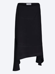 Asymmetric drape skirt ref: