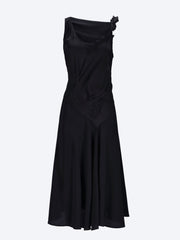 Asymmetric lace detail dress ref: