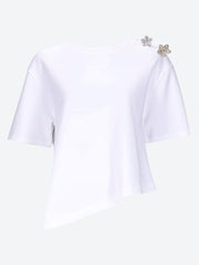 Asymmetric short sleeve t-shirt ref: