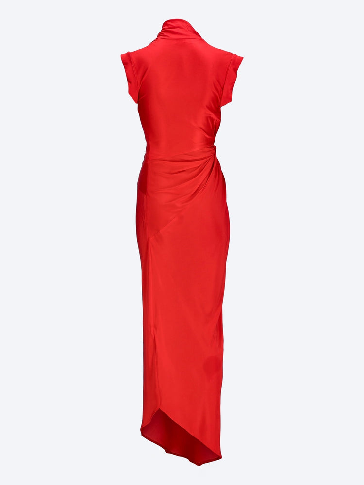 Asymmetric twist detail dress 3