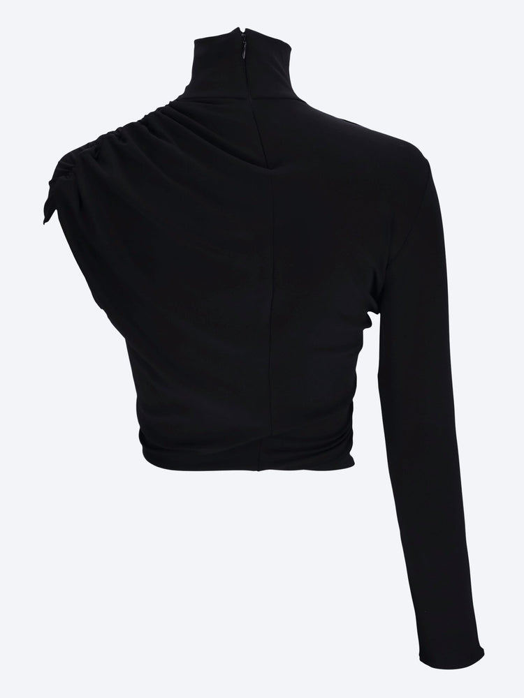 Asymmetrical twist jersey top 2