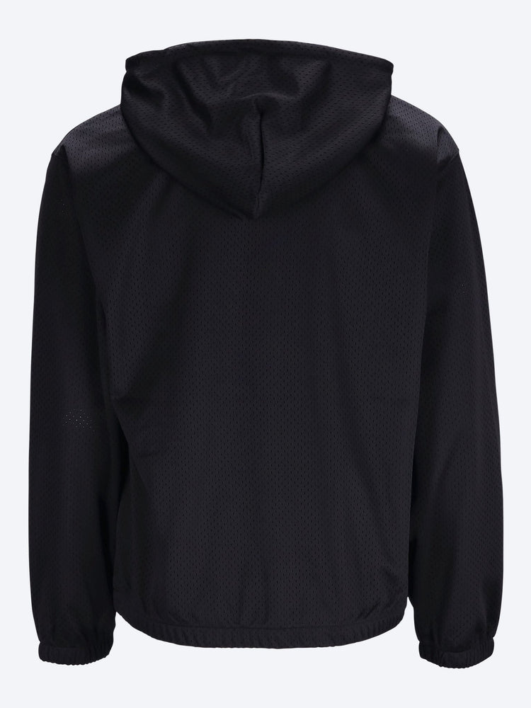 Athletischer Kapuzenpullover aus Mesh mit Reißverschluss 3