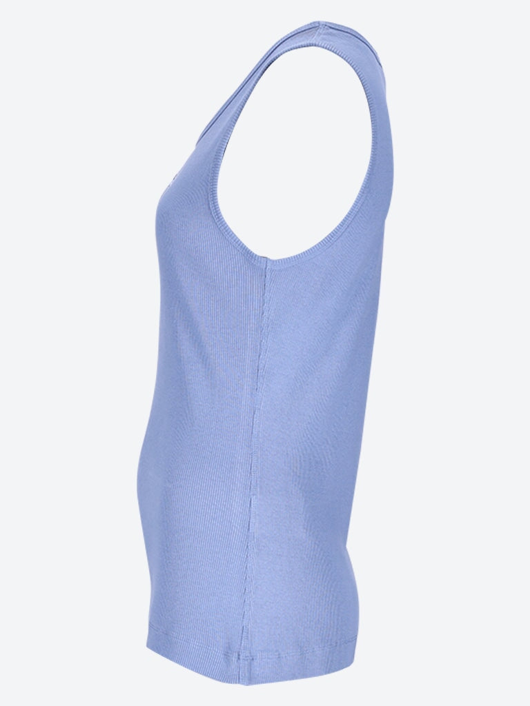 Baby fox patch ribbed tank top 2