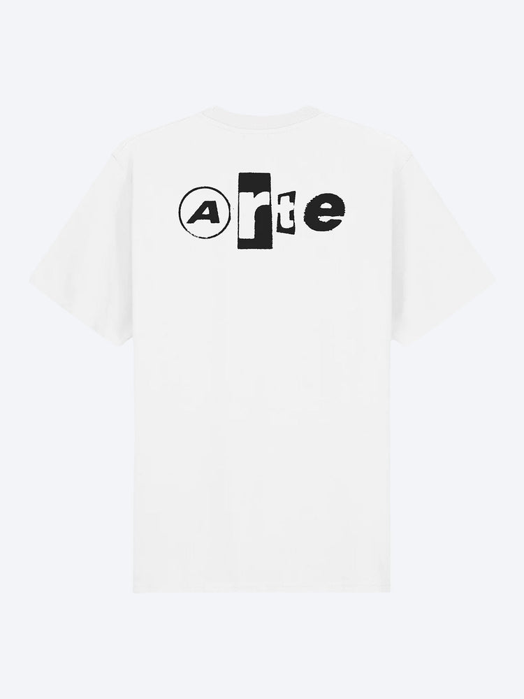 T-Shirt mit Rückencollage 1