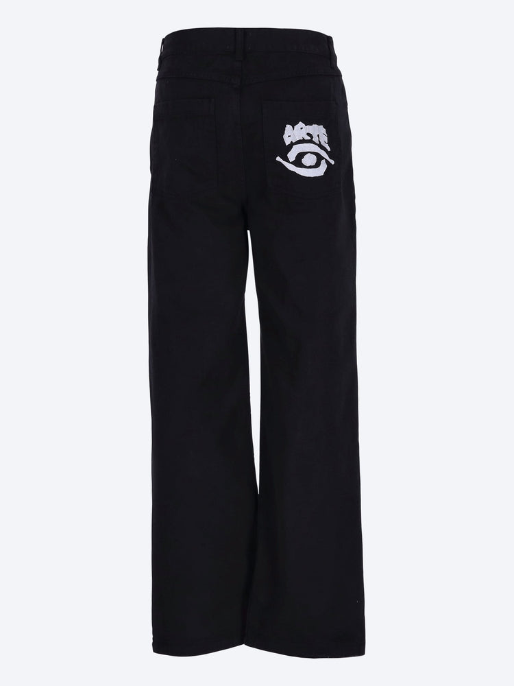 Back pocket graphic pants 3