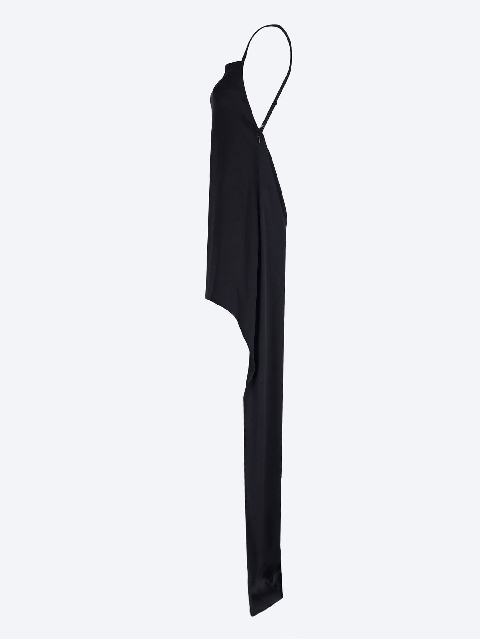 Backless satin long dress 2