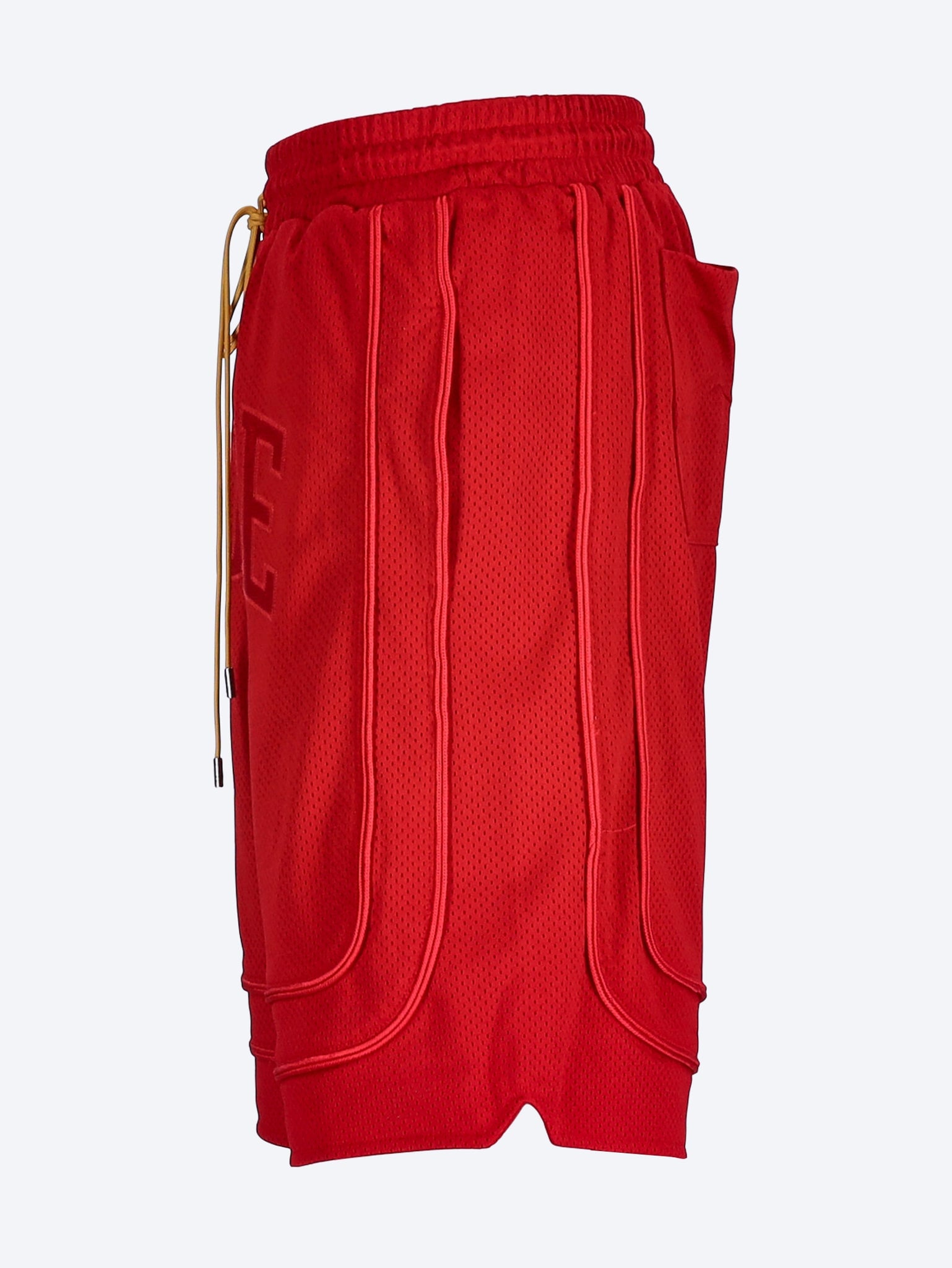 Baggy mesh collegiate logo shorts 2