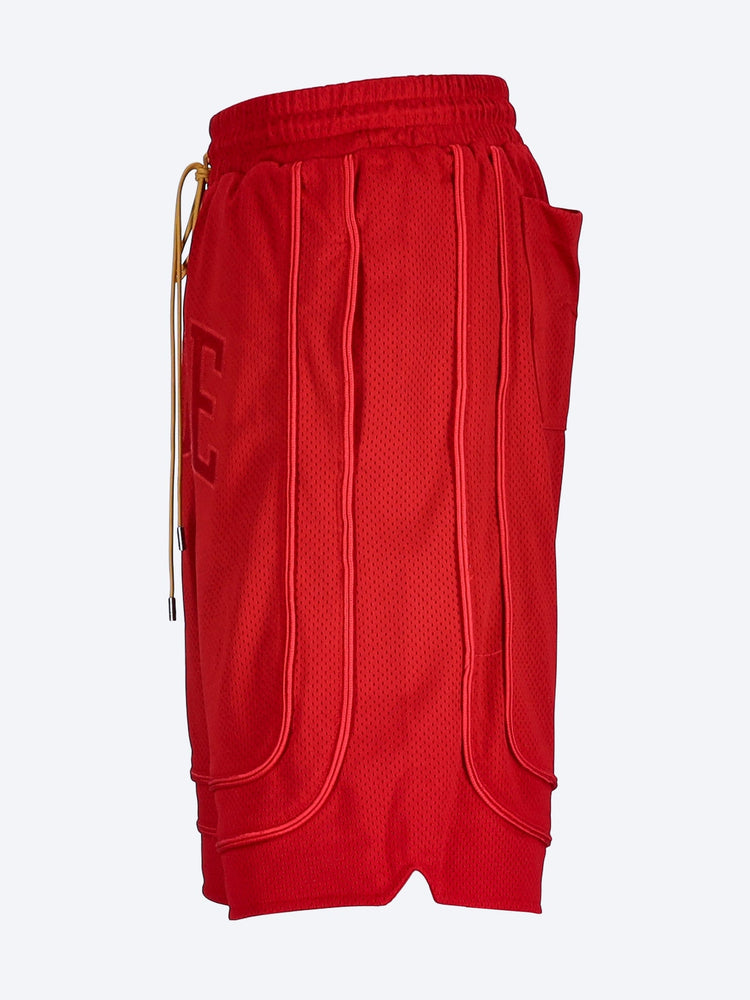 Baggy mesh collegiate logo shorts 2