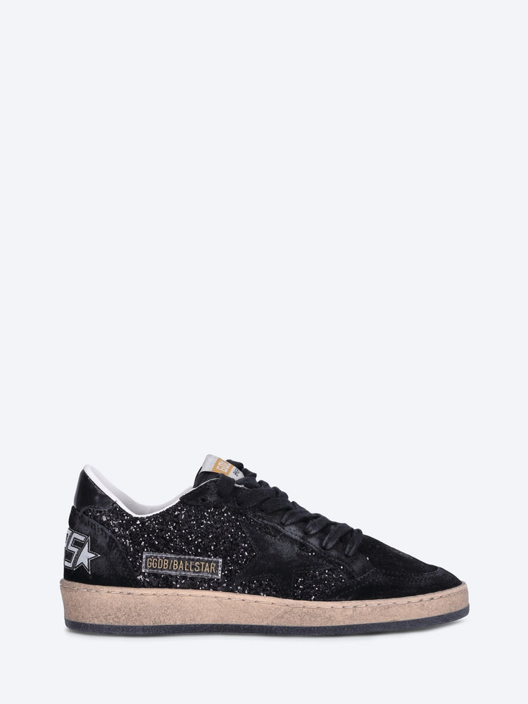 Ballstar glitter upper nylon tongue suede sneakers 1