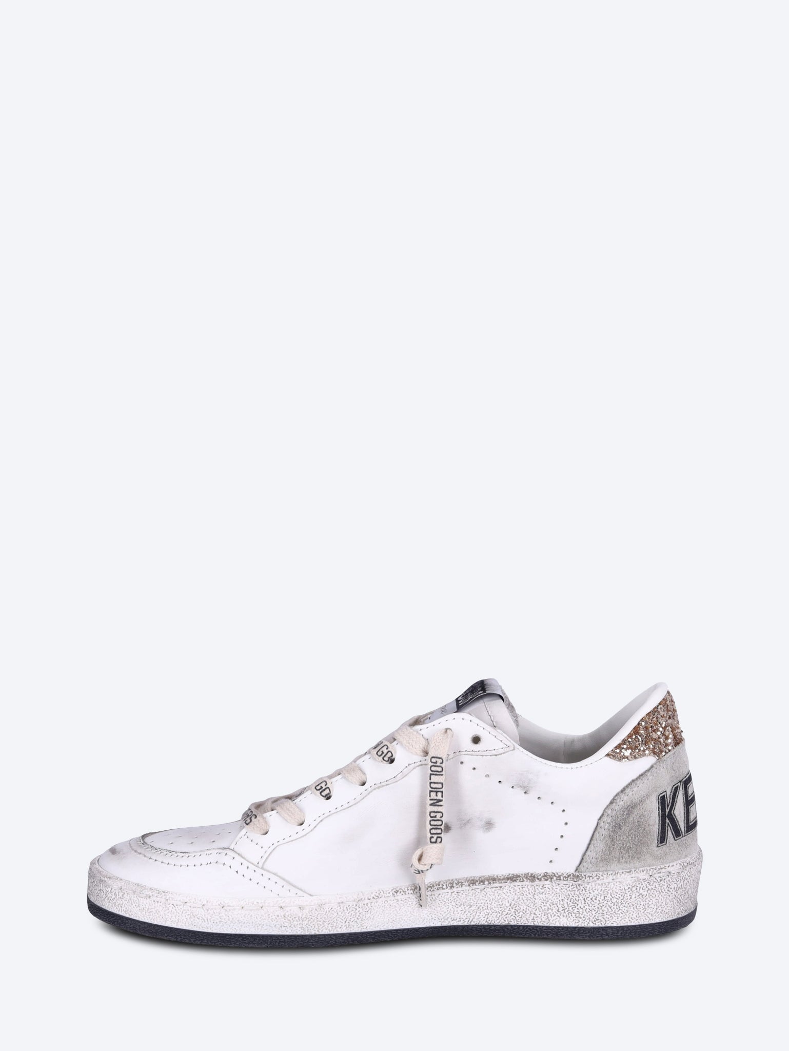 Ballstar-Sneaker aus Wildleder mit glitzerndem Stern an der Oberseite aus Leder 4