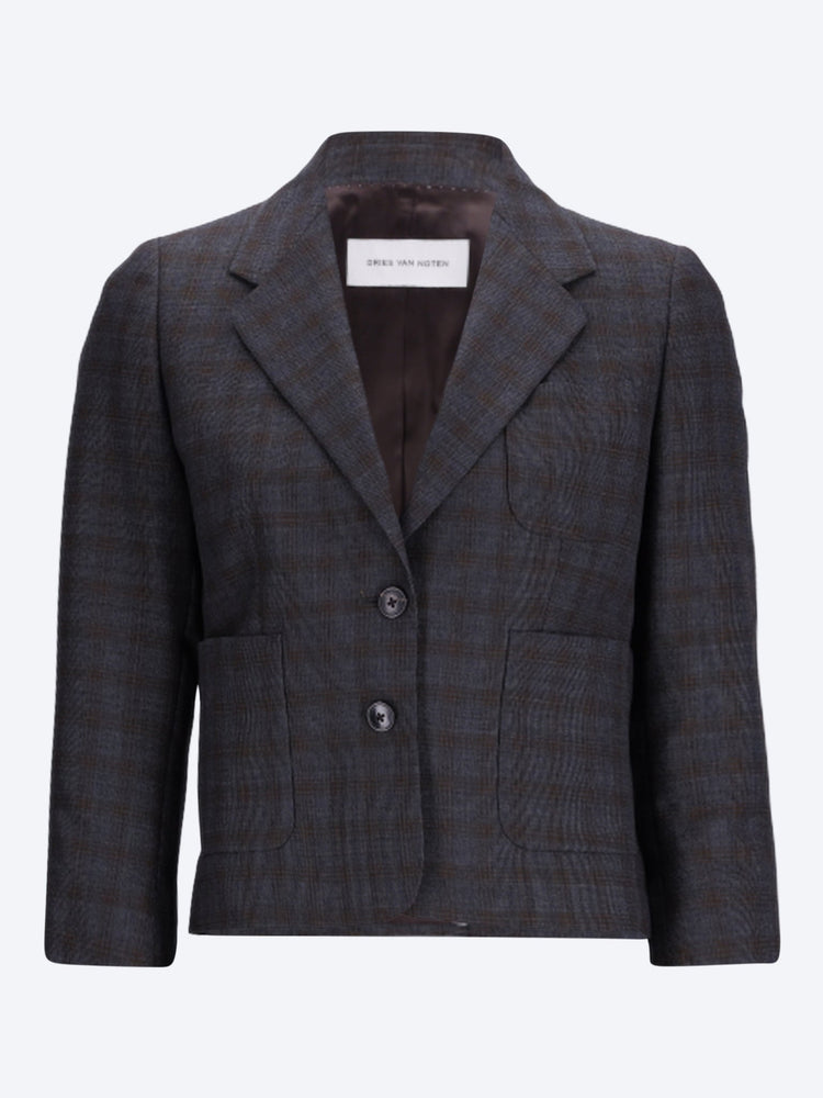 Bamis tight fit cropped blazer 1