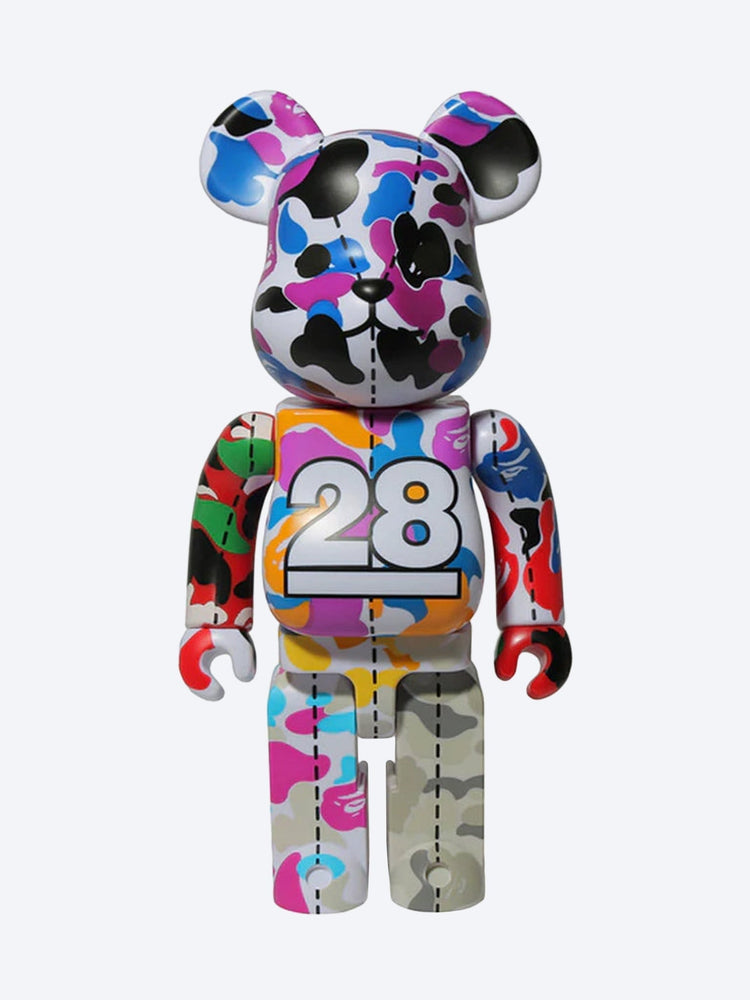 Bearbrick Bape 28. Jahrestag Bape Camo 400 % m b 1