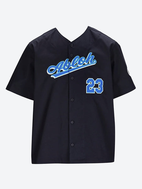 Baseball cot short sleeve shirt