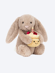 Lapin beige timide 