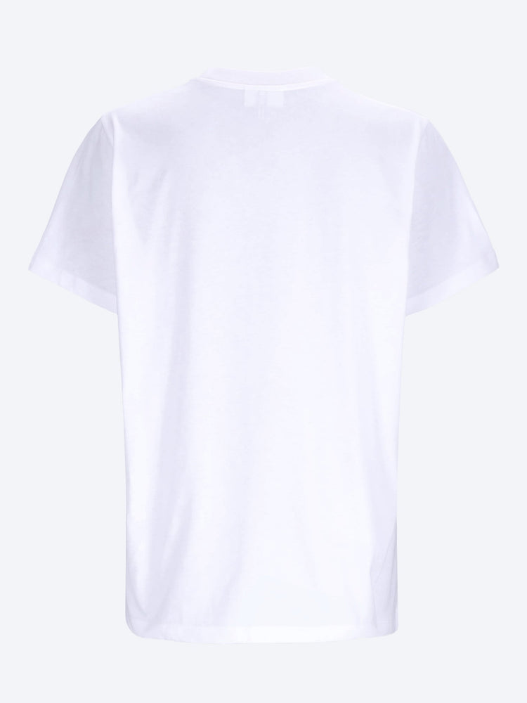 Basic cotton jersey t-shirt boots print 2