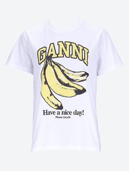Basic jersey banana relaxed t-shirt