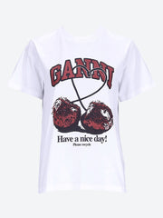 Basic jersey cherry relaxed t-shirt ref: