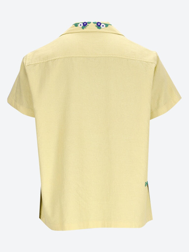 Beaded chicory short sleeve shirt 2