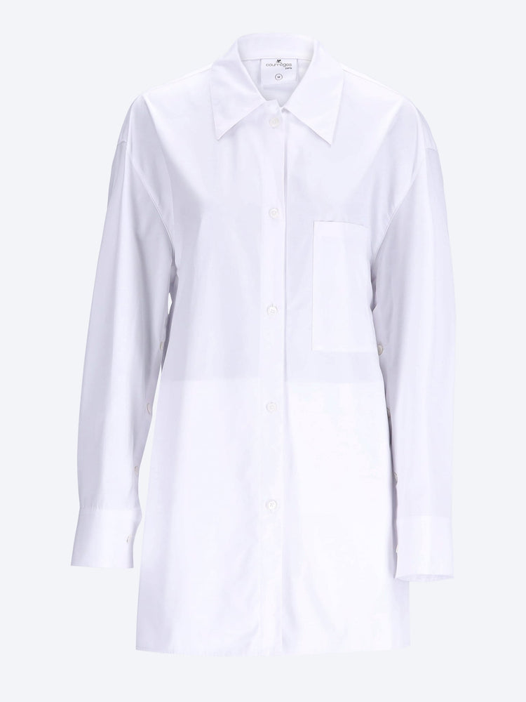 Belted shirting dress 1