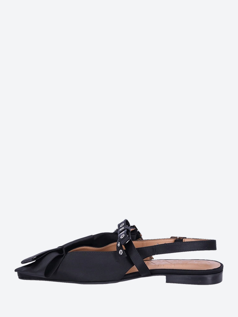 Big Bow Slingback Ballerinas 4