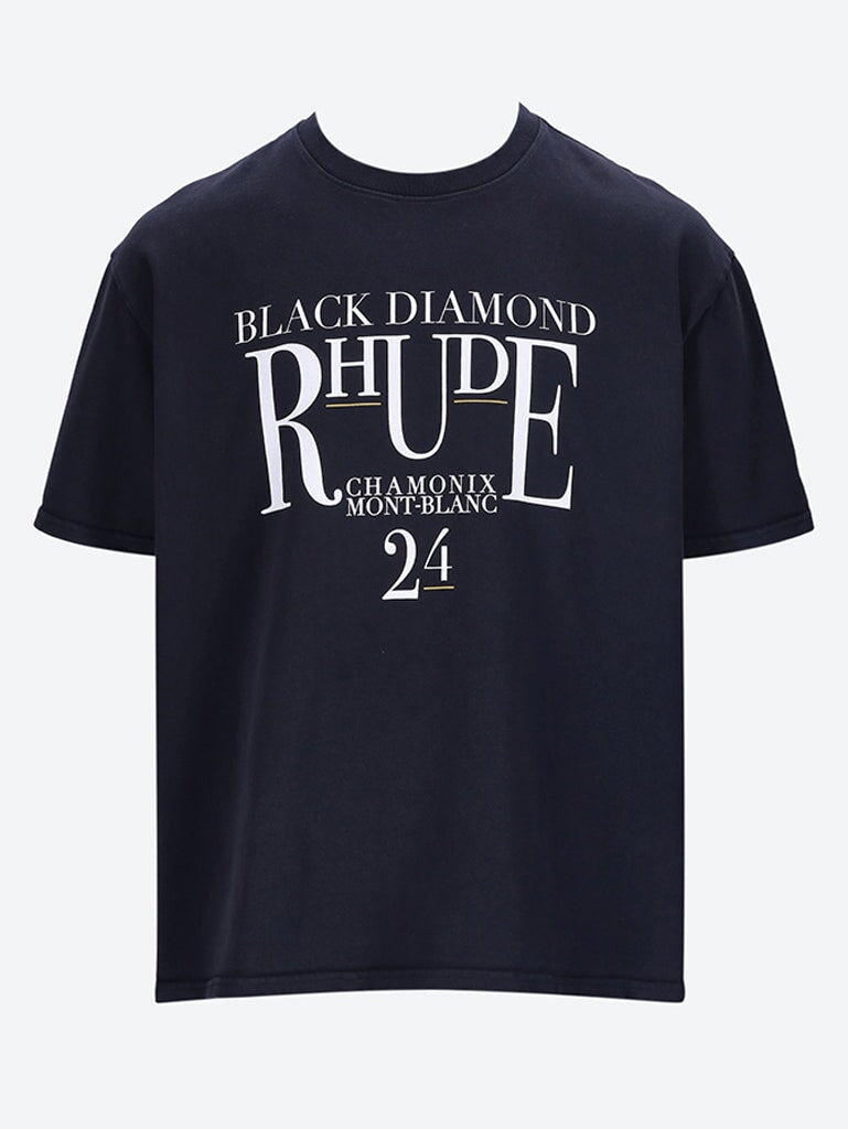 Tee-shirt en diamant noir 1