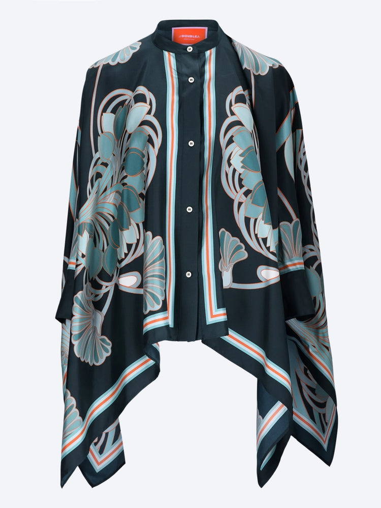 Blühendes Tulpen-Placee-Foulard-Shirt 1