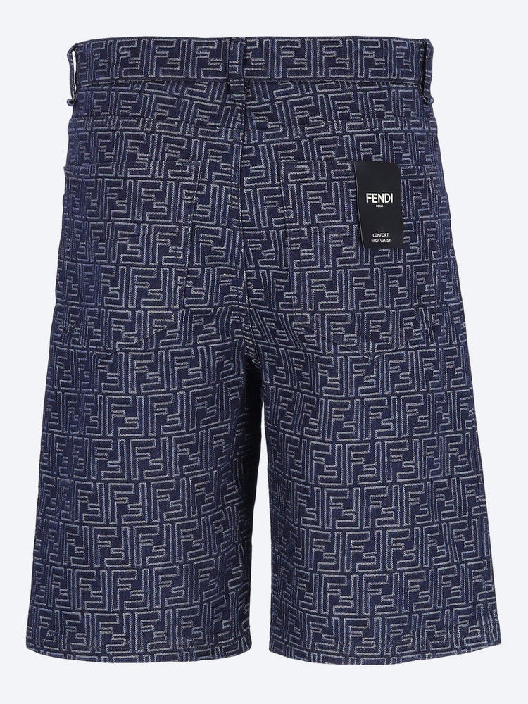 Blue denim ff shorts 3