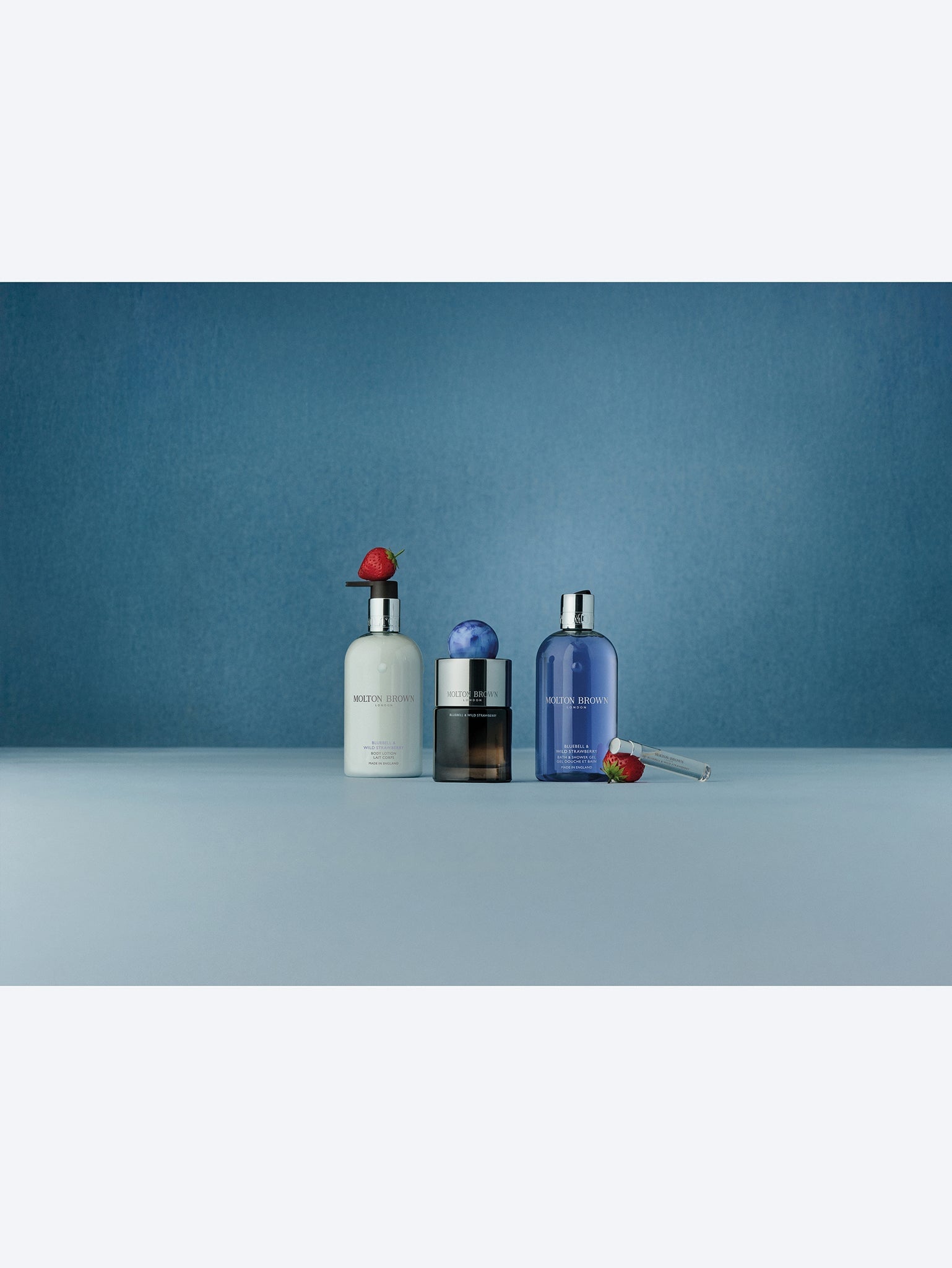 Bluebell & wild strawberry bath & shower gel 300ml 3