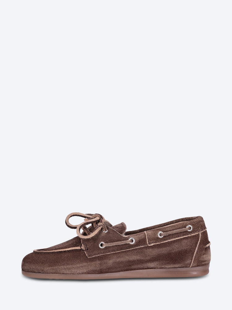 Boat brushed suede loafer 4