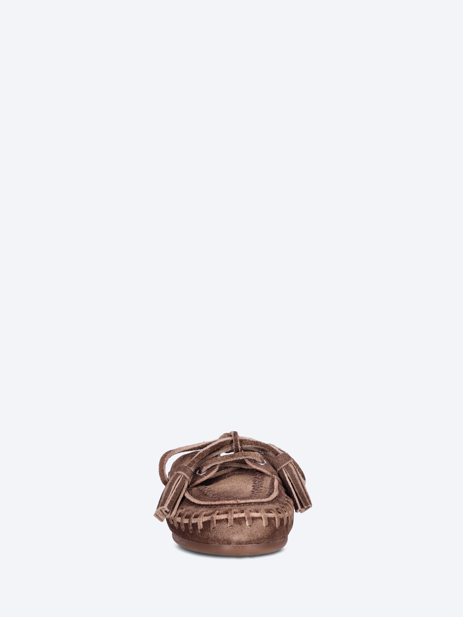 Boat fringe loafer mules 3