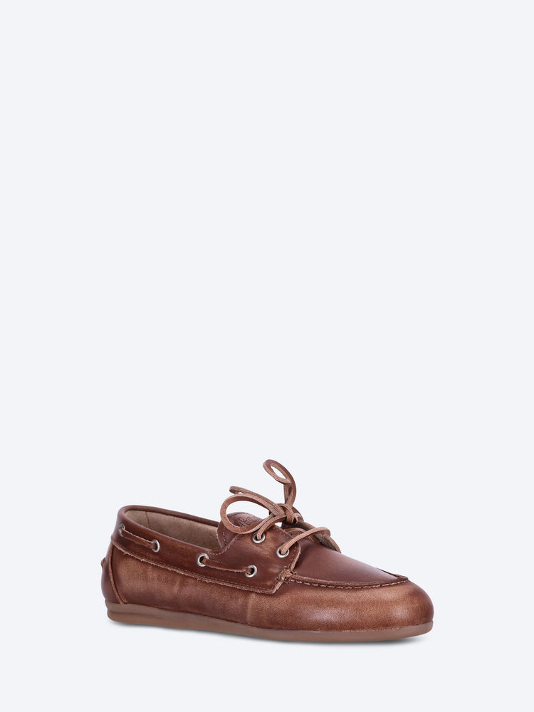 Boat loafers brushed - leather 2