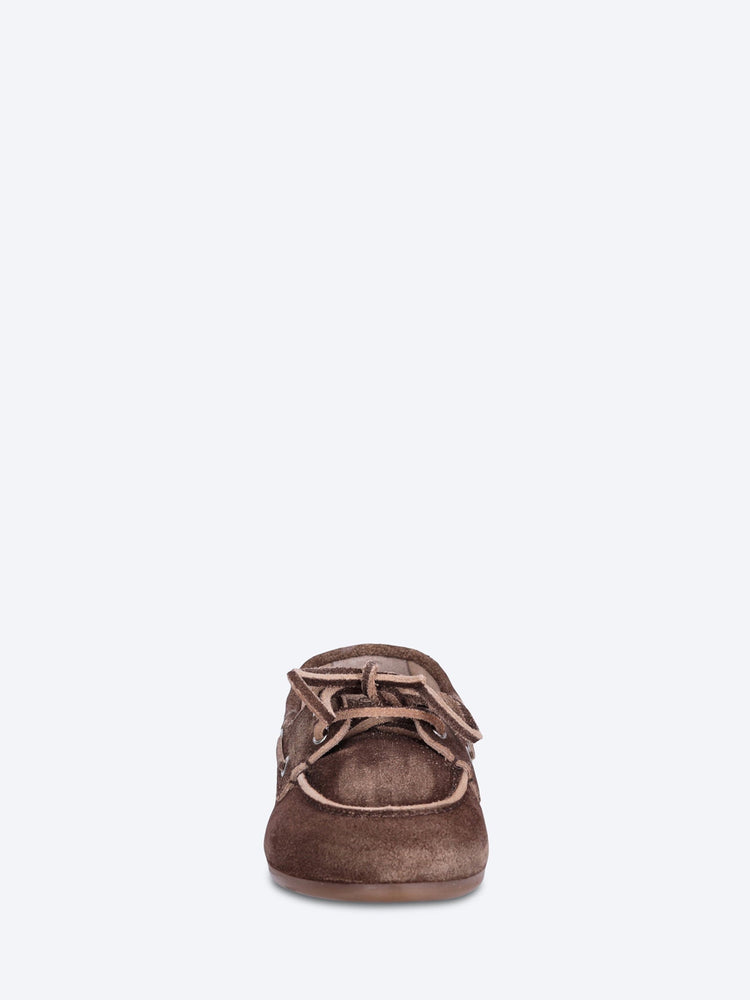 Mocassin bateau en daim brossé 3