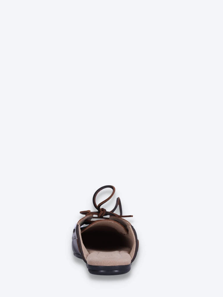 Boots-Slipper-Pantoletten – gebürstetes Leder 5
