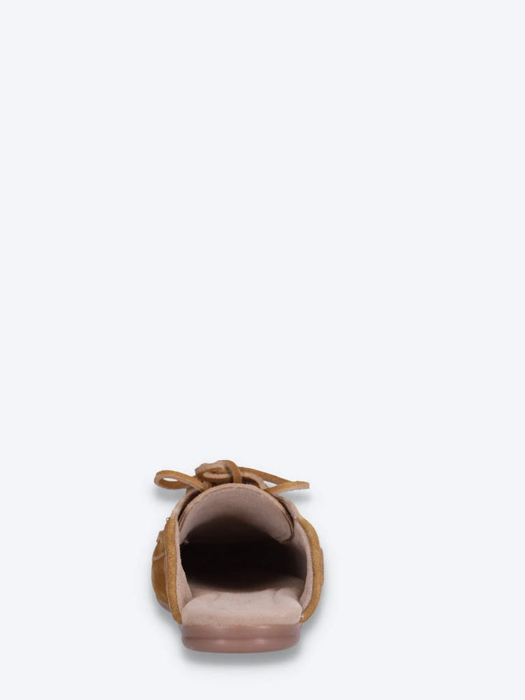 Mules mocassins bateau - daim brossé 5