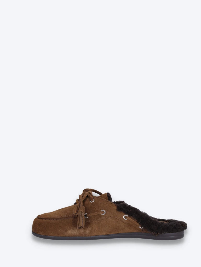 Boots-Loafer, Pantoletten, Pelzperlen 4