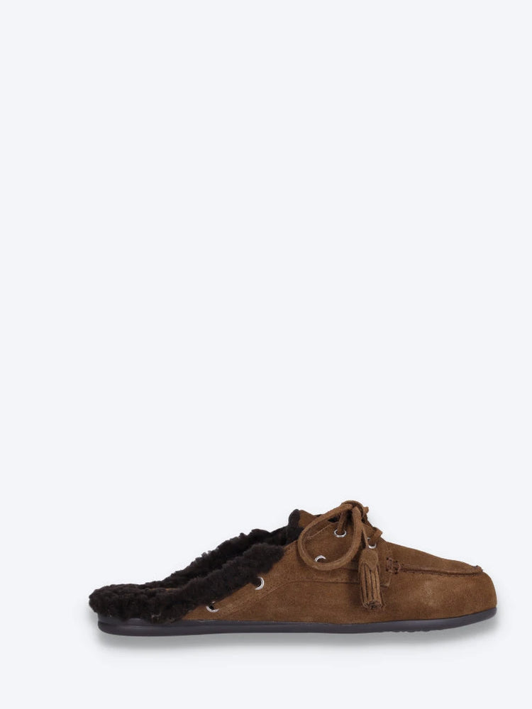 Boots-Loafer, Pantoletten, Pelzperlen 1
