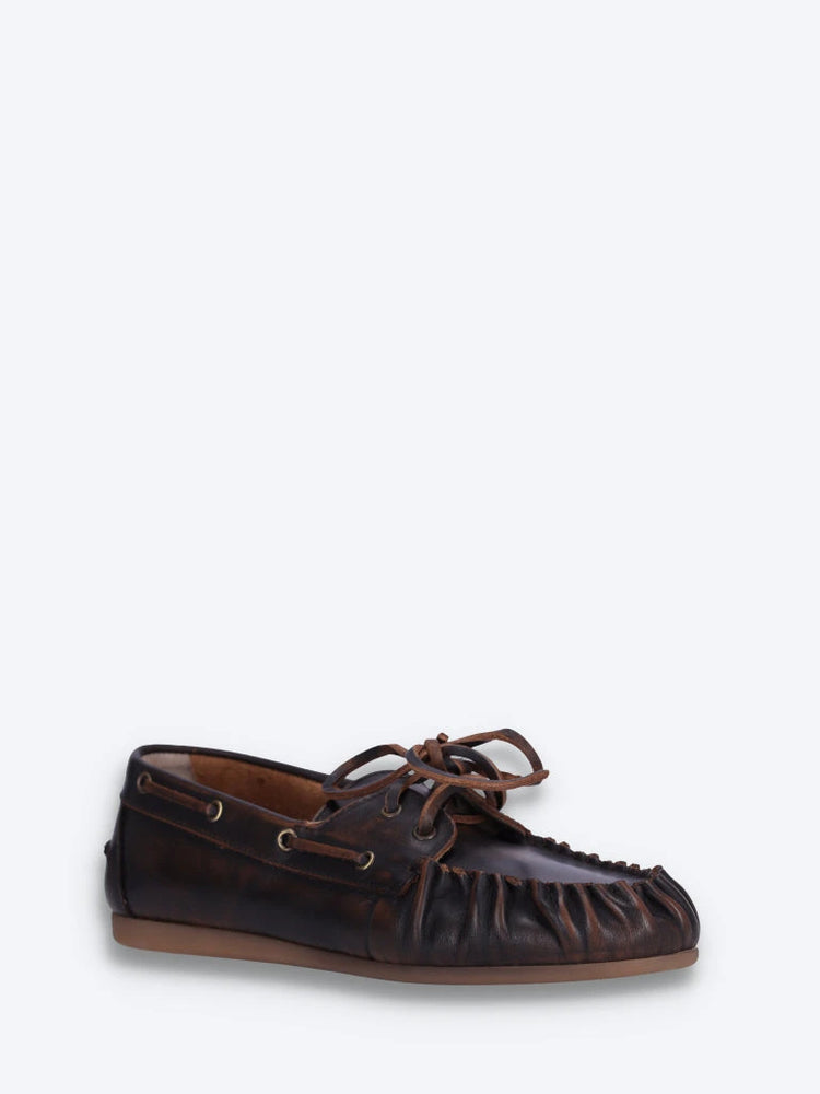 Wrinkle – Boots-Loafer aus gebürstetem Leder 2