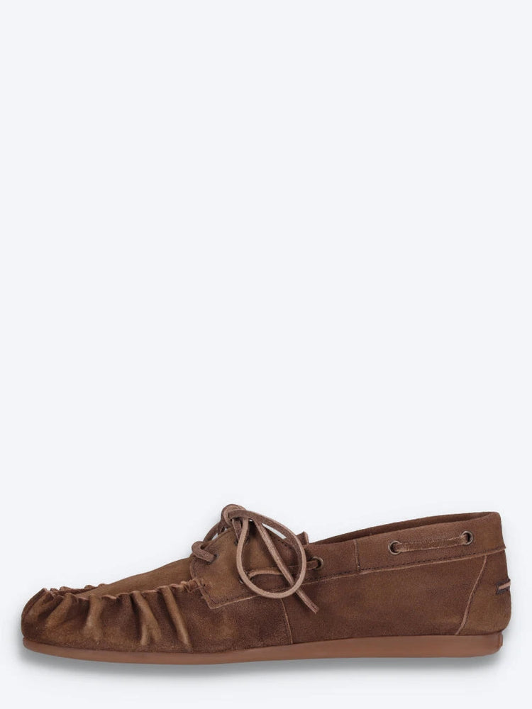 Wrinkle – Boots-Loafer aus gebürstetem Wildleder 4
