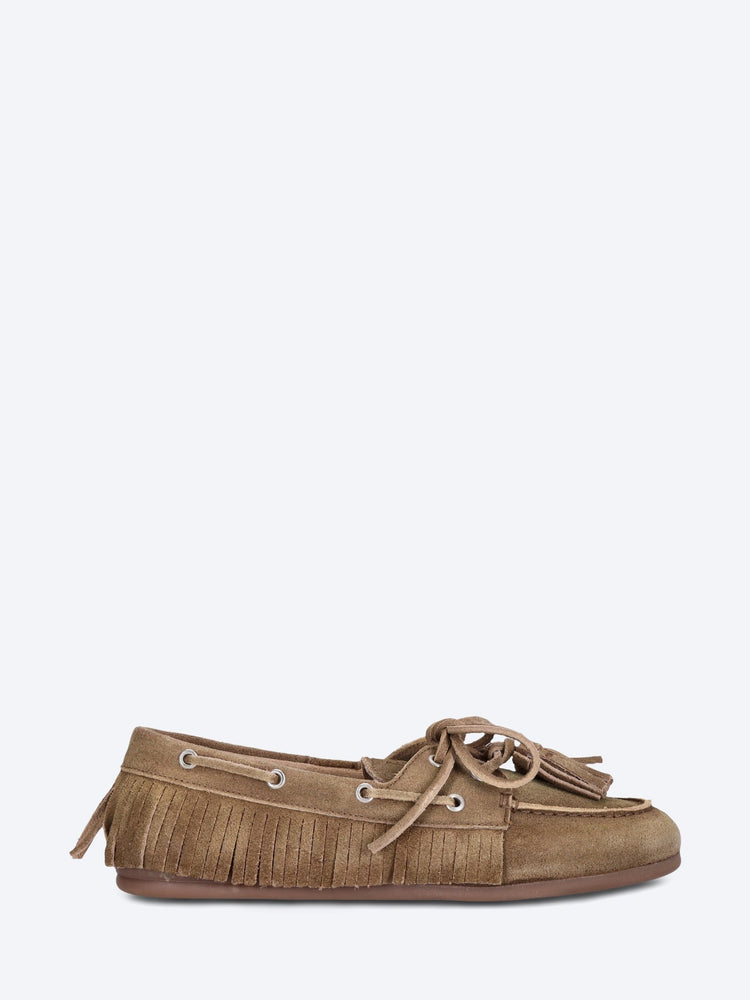 Boat native tassel suede loafers 1