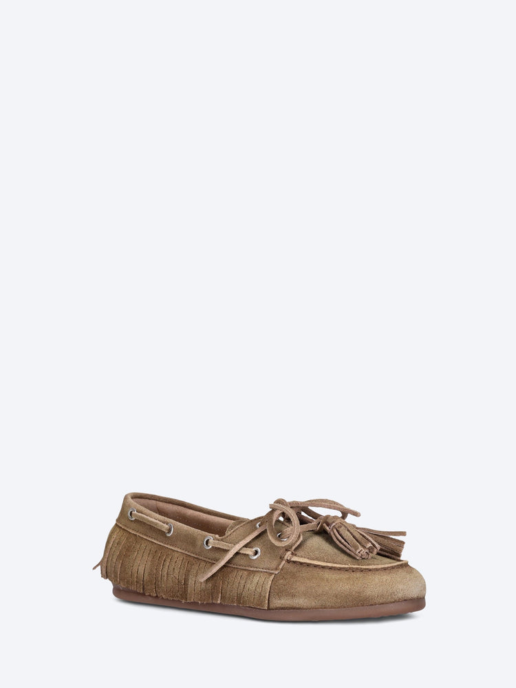 Boat native tassel suede loafers 2