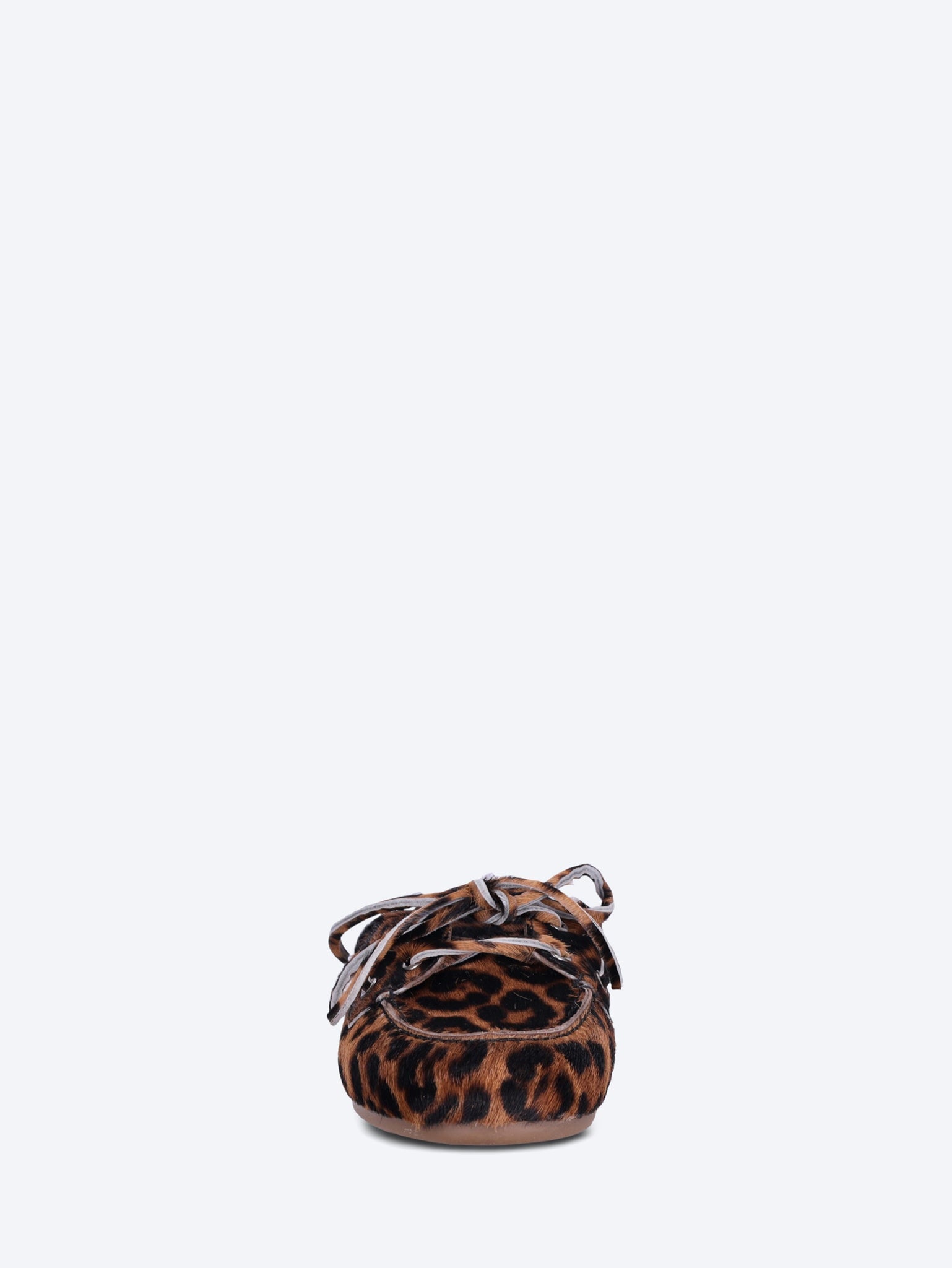 Boat print animal loafer mules 3
