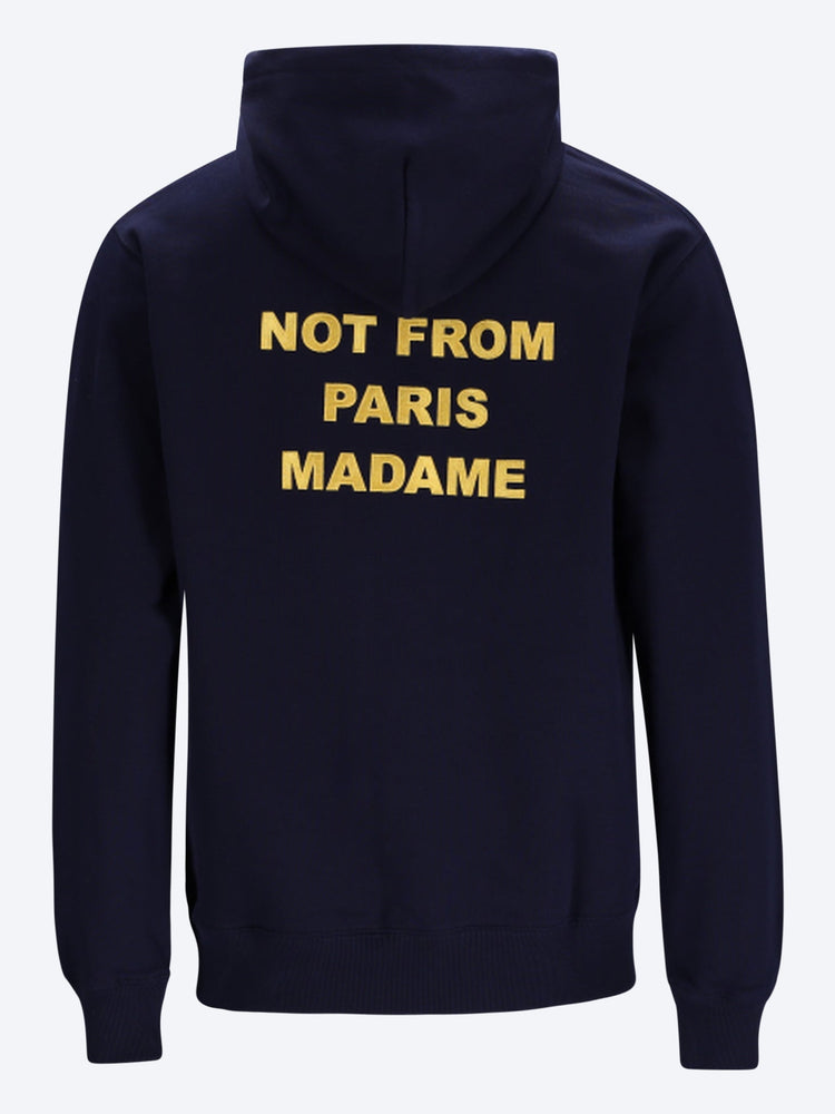 Kapuzenpullover mit auffälligem Slogan 3